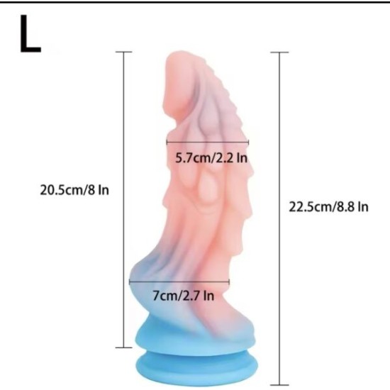 Dildo Mostro Realistico in Silicone con Ventosa Potente | 7/8 Pollici