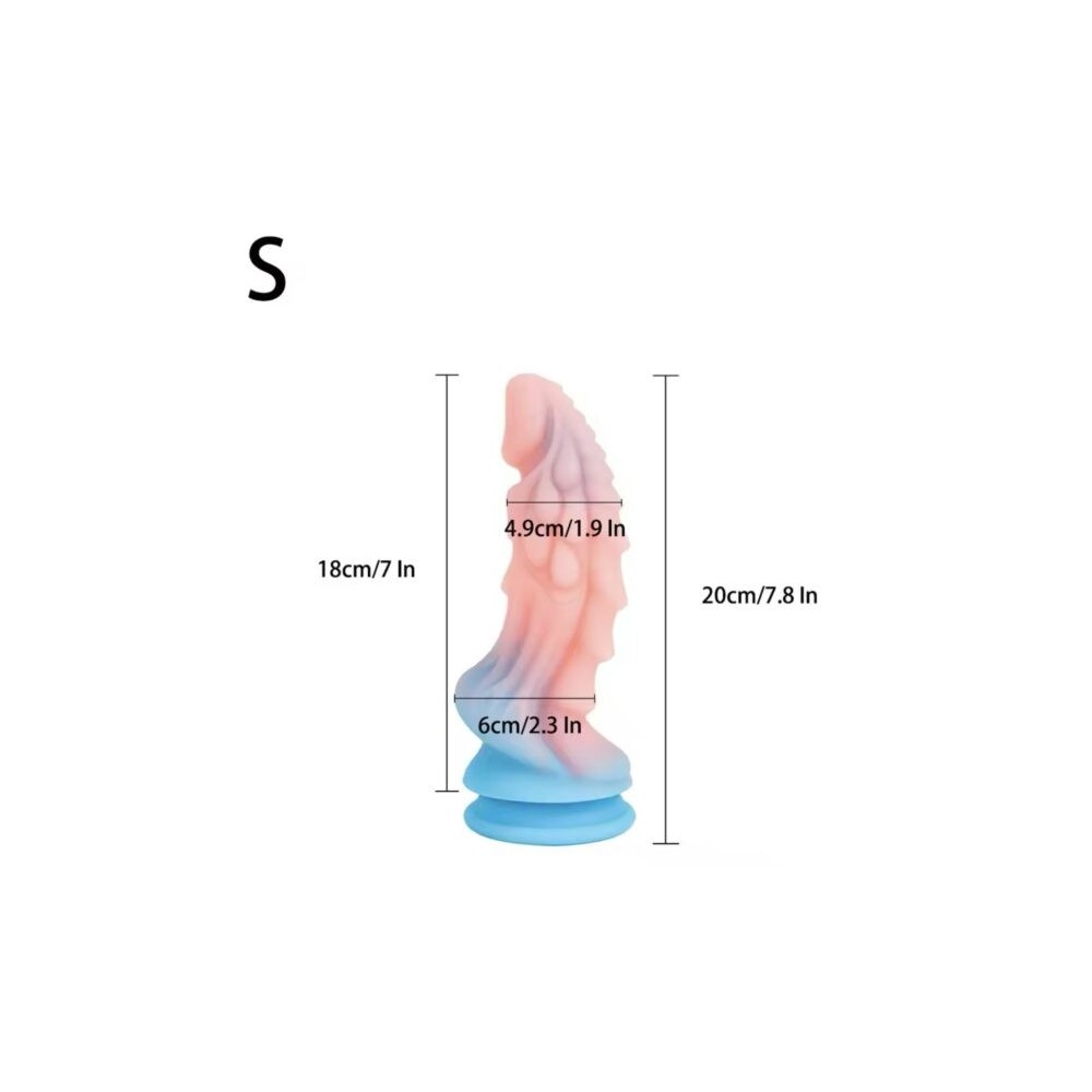 Dildo Mostro Realistico in Silicone con Ventosa Potente | 7/8 Pollici