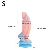 Dildo Mostro Realistico in Silicone con Ventosa Potente | 7/8 Pollici