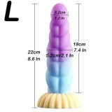 Realistic Dragon Silicone Dildo con Ventosa – Giocattolo Anale e Prostatico Unisex