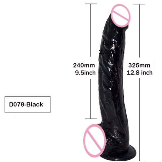 Vibratore Realistico in Silicone per Punto G con Ventosa