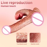 Heated Telescopic Realistic Vibrator with Remote Control | Discreet Delivery