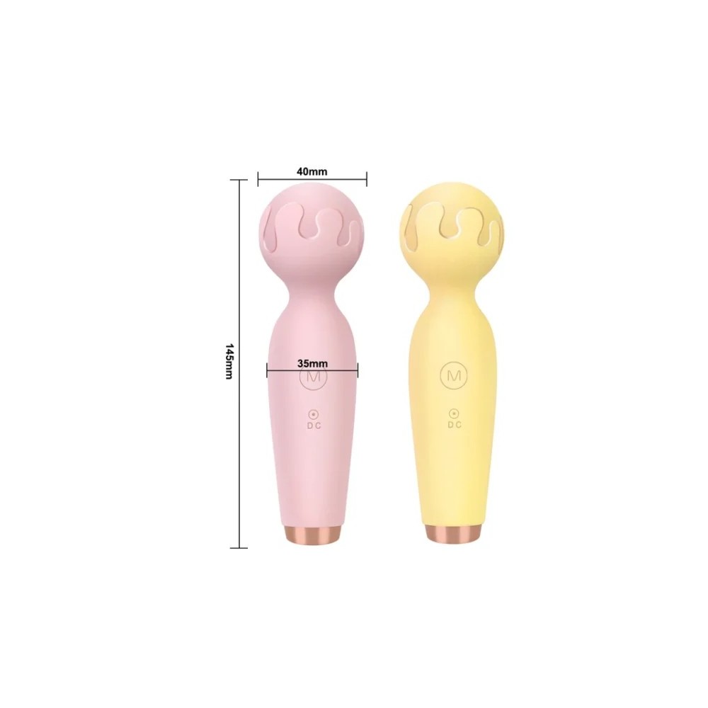 Mini Vibratore a Bacchetta – Massaggiatore Punto G e Clitorideo 10 Modalità