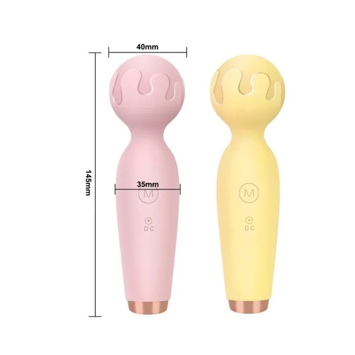 Mini Vibratore a Bacchetta – Massaggiatore Punto G e Clitorideo 10 Modalità