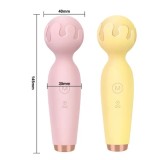 Mini Wand Vibrator – 10-Mode G-Spot & Clitoral Massager