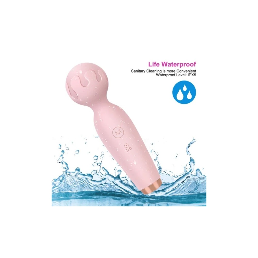Mini Vibratore a Bacchetta – Massaggiatore Punto G e Clitorideo 10 Modalità