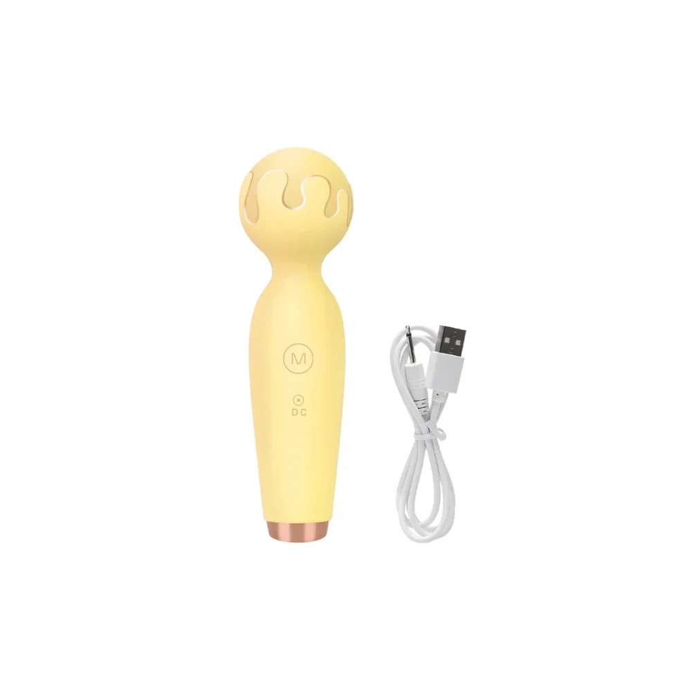 Mini Vibratore a Bacchetta – Massaggiatore Punto G e Clitorideo 10 Modalità