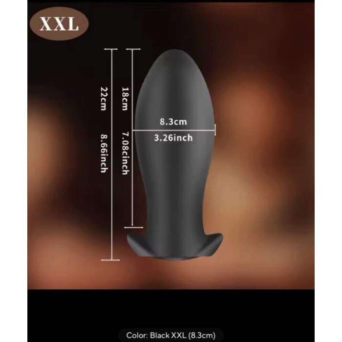 Large Anal Plug for Men & Women – Prostate Massager & BDSM Toy