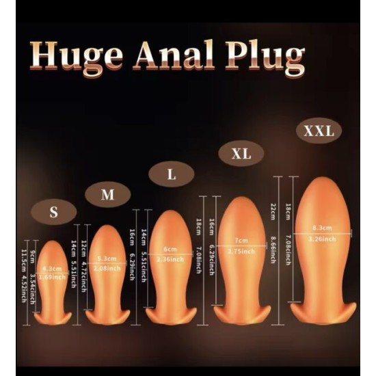 Large Anal Plug for Men & Women – Prostate Massager & BDSM Toy