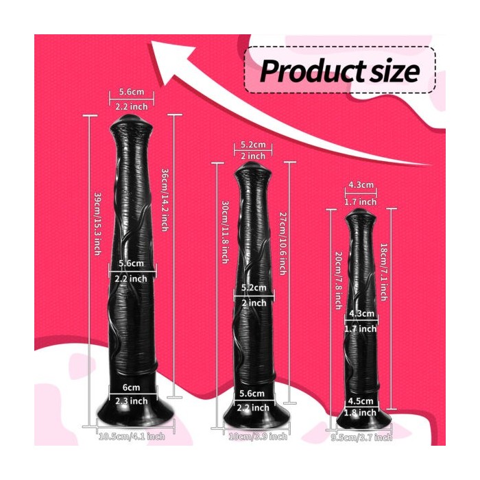 Dildo a Forma di Cavallo – Grande Giocattolo Realistico Anale e Punto G per Uomo e Donna