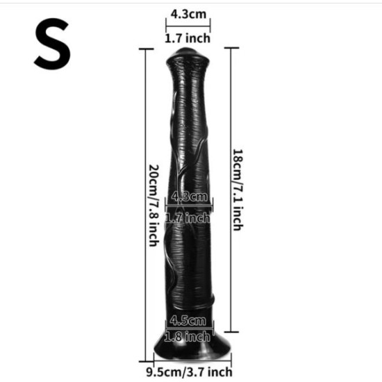 Large Horse-Style Dildo – Realistic Anal & G-Spot Toy for Men and Women