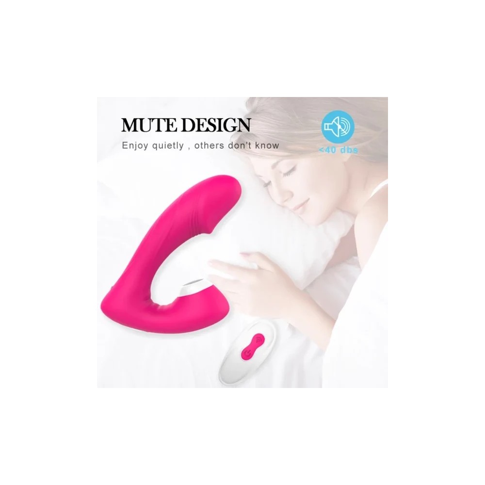 G-Spot & Clitoral Suction Vibrator – 9 Modes, Waterproof IPX7