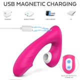 G-Spot & Clitoral Suction Vibrator – 9 Modes, Waterproof IPX7