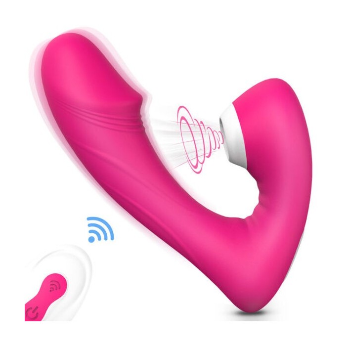 G-Spot & Clitoral Suction Vibrator – 9 Modes, Waterproof IPX7