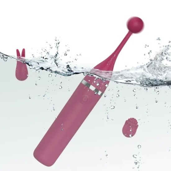 G-Spot & Clitoral Stimulator – 3 Heads, 10 Vibration Modes, Waterproof Vibrator for Women