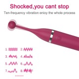 G-Spot & Clitoral Stimulator – 3 Heads, 10 Vibration Modes, Waterproof Vibrator for Women