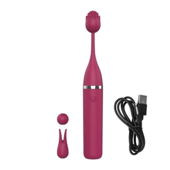 G-Spot & Clitoral Stimulator – 3 Heads, 10 Vibration Modes, Waterproof Vibrator for Women