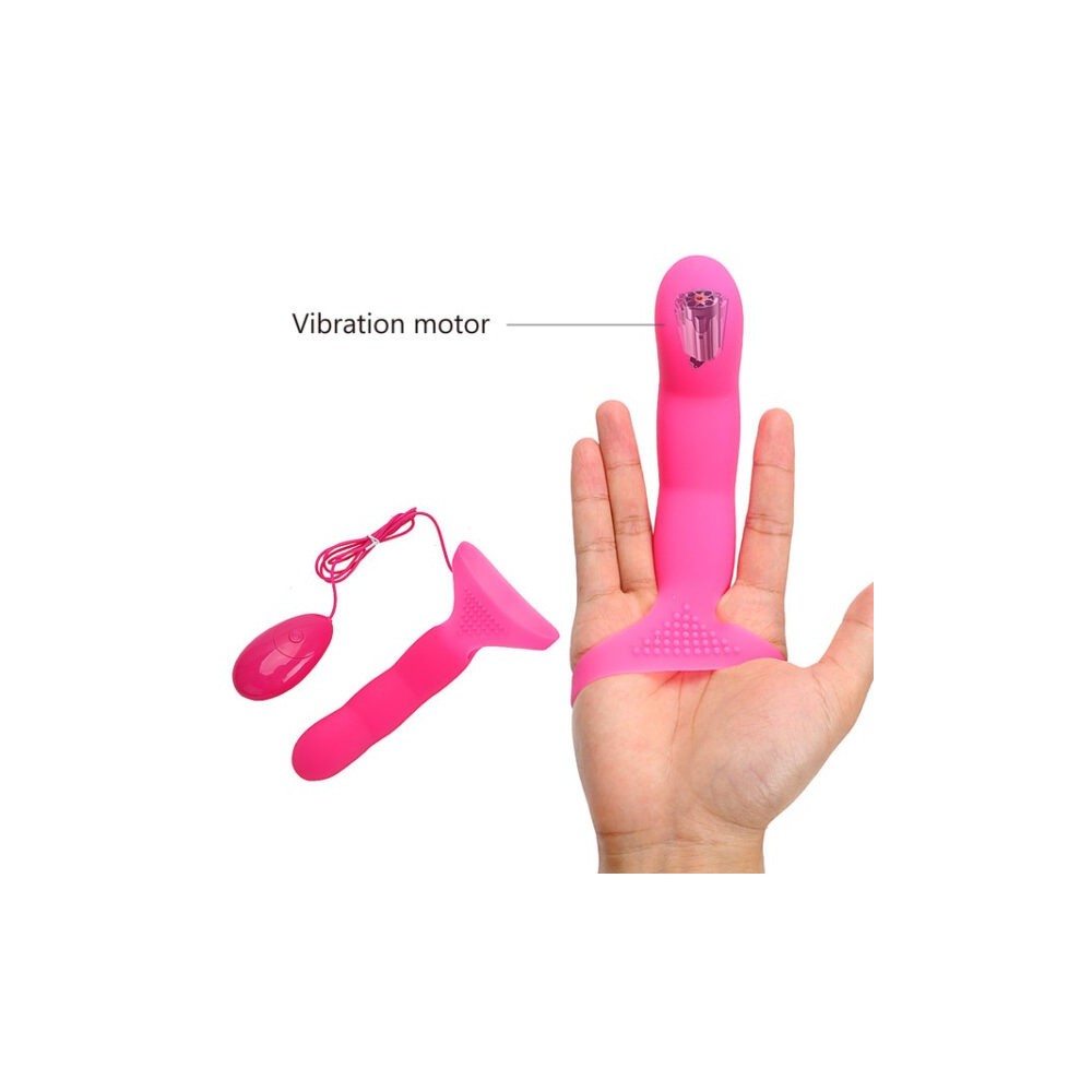 Vibratore da Dito a 7 Velocità – Stimolatore Clitorideo e Punto G per Donne e Coppie