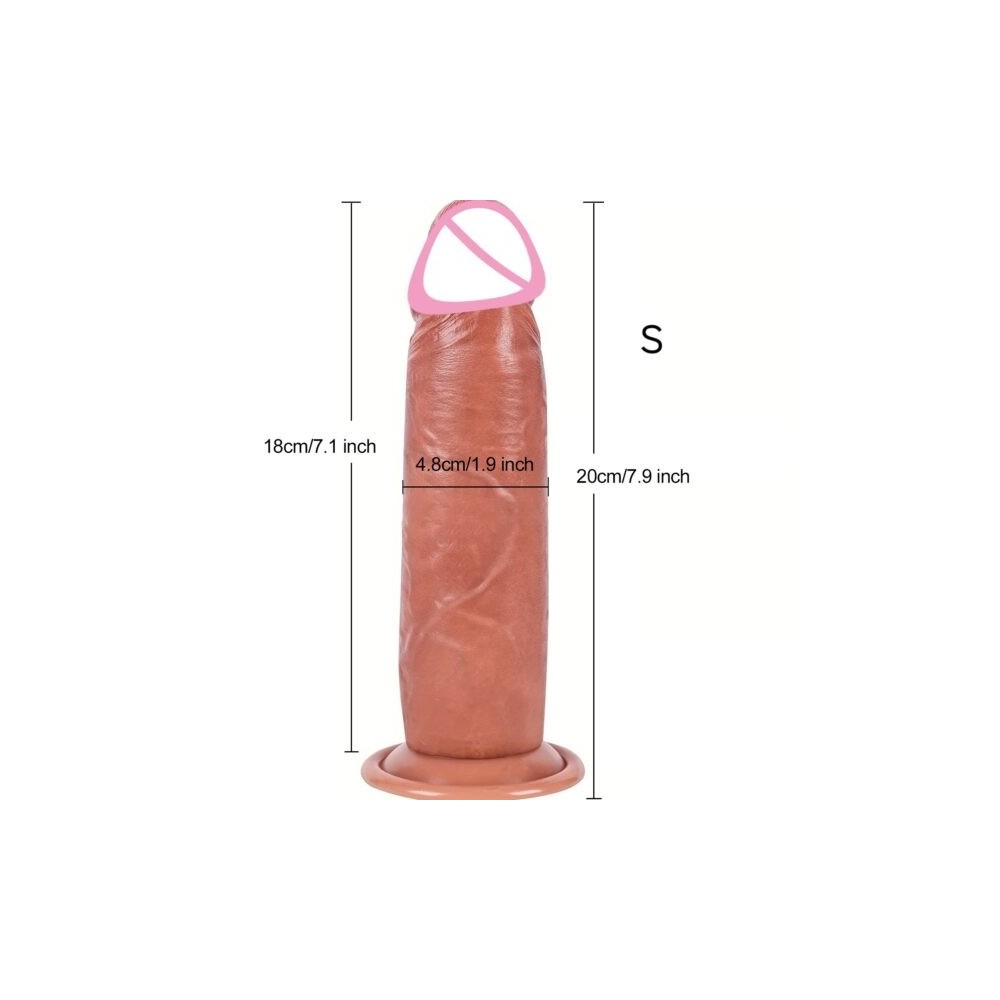 Realistic Dildo with Sliding Foreskin – Lifelike Pleasure