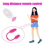 Double-Head Clitoral & G-Spot Vibrator with Remote Control | 10 Vibration Modes