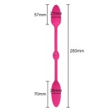 Double-Head Clitoral & G-Spot Vibrator with Remote Control | 10 Vibration Modes