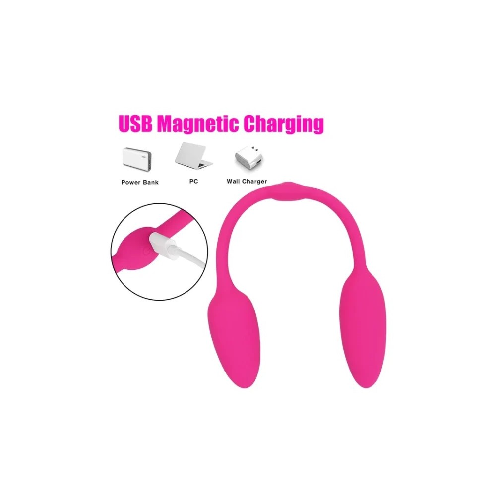 Double-Head Clitoral & G-Spot Vibrator with Remote Control | 10 Vibration Modes