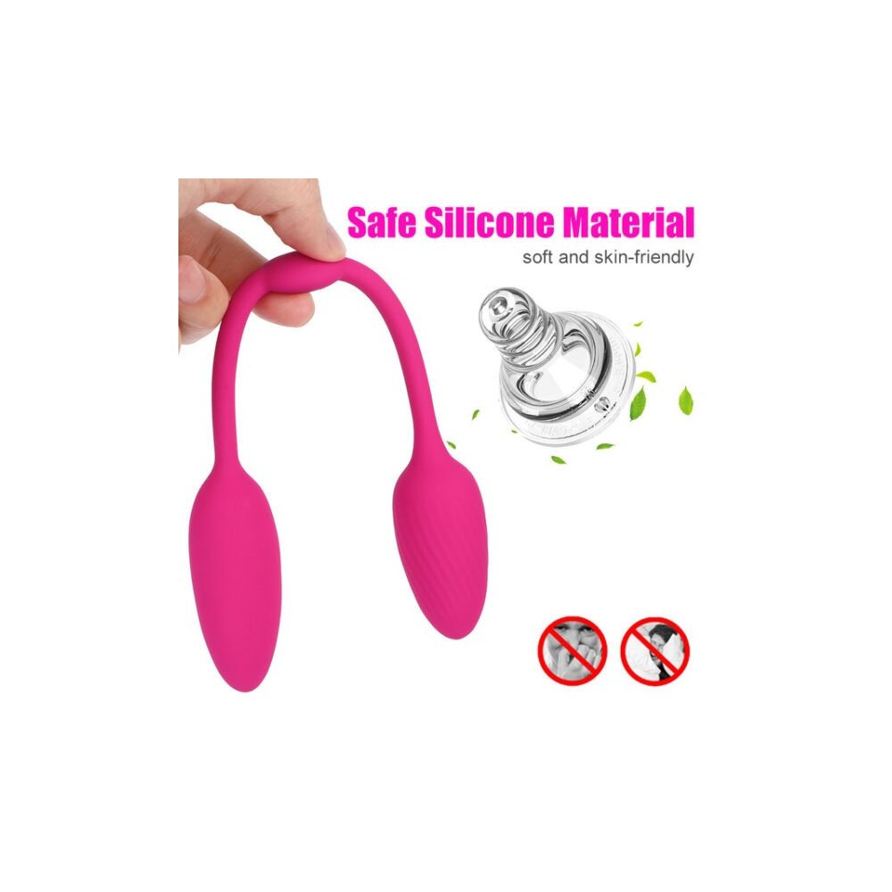 Double-Head Clitoral & G-Spot Vibrator with Remote Control | 10 Vibration Modes