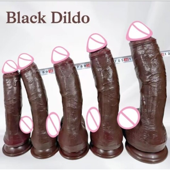 Realistic Silicone Dildo with Suction Cup | Adult Toy for Men and Women