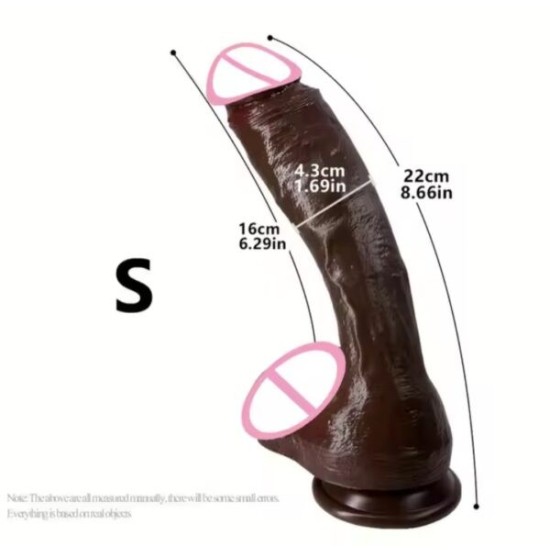 Dildo Realistico in Silicone con Ventosa | Giocattolo Erotico per Uomo e Donna