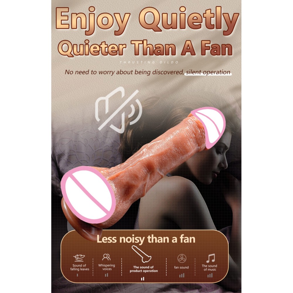 Dildo Automatico con Telecomando e Riscaldamento | Vibratore Realistico per Donne