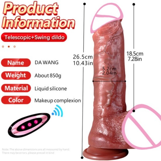 Automatic Thrusting Dildo with Remote Control & Heating | Realistic Vibrator for Women