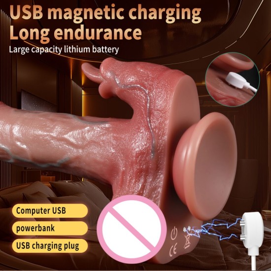 Dildo Realistico in Silicone Morbido per Donne | Piacere Naturale e Confortevole