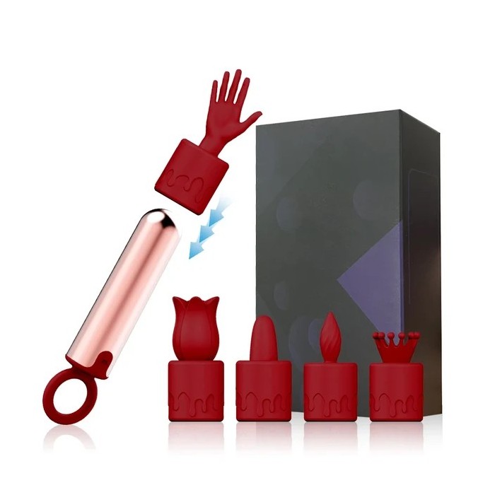 5-in-1 Mini Bullet Vibrator – Clitoral & G-Spot Stimulator