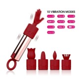 Vibratore Mini Bullet 5-in-1 – Stimolatore Clitorideo e Punto G