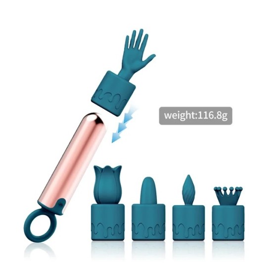 5-in-1 Mini Bullet Vibrator – Clitoral & G-Spot Stimulator