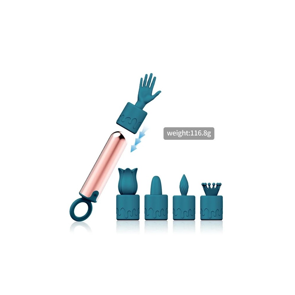 Vibratore Mini Bullet 5-in-1 – Stimolatore Clitorideo e Punto G