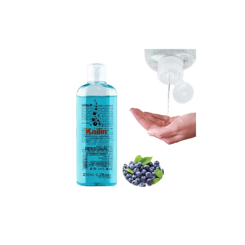200ml Water-Based Fruit Lubricant – Blueberry, Strawberry & Peach | Natural Intimate Gel