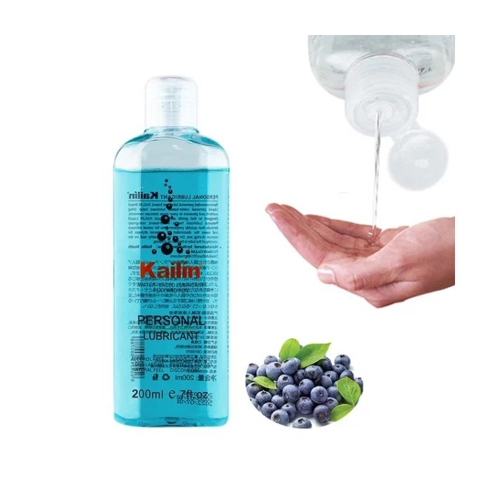 200ml Water-Based Fruit Lubricant – Blueberry, Strawberry & Peach | Natural Intimate Gel