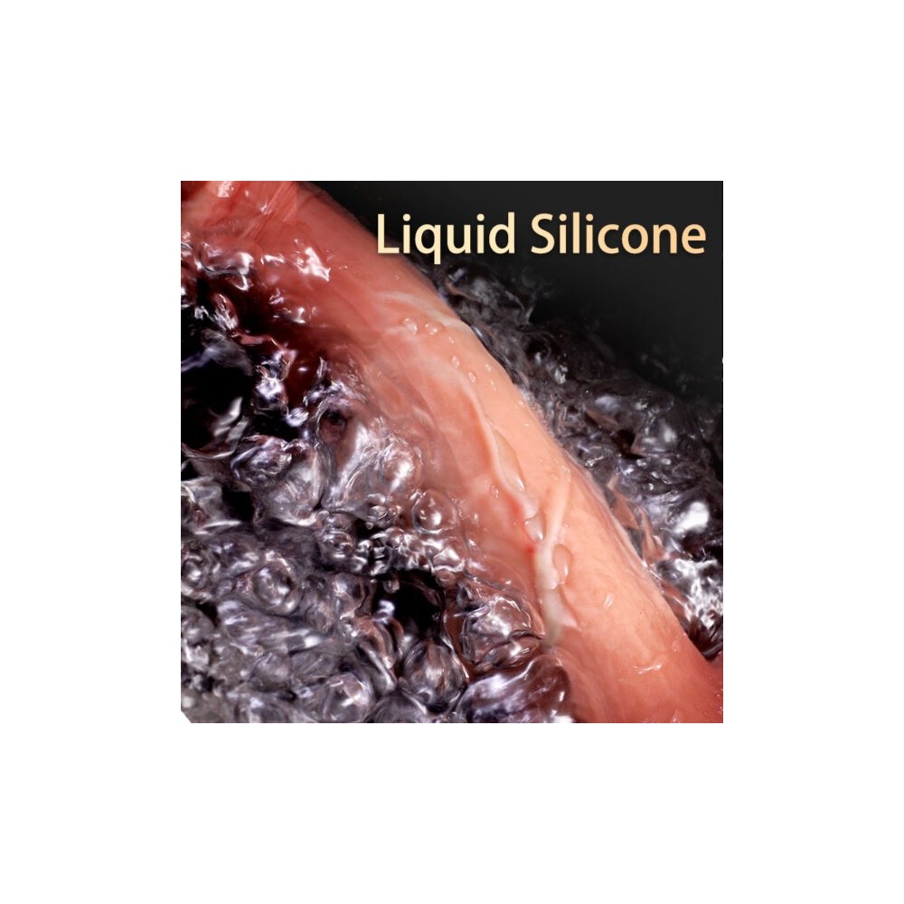 Dildo Realistico in Silicone da 10" con Ventosa – Morbido, Sicuro e Realistico