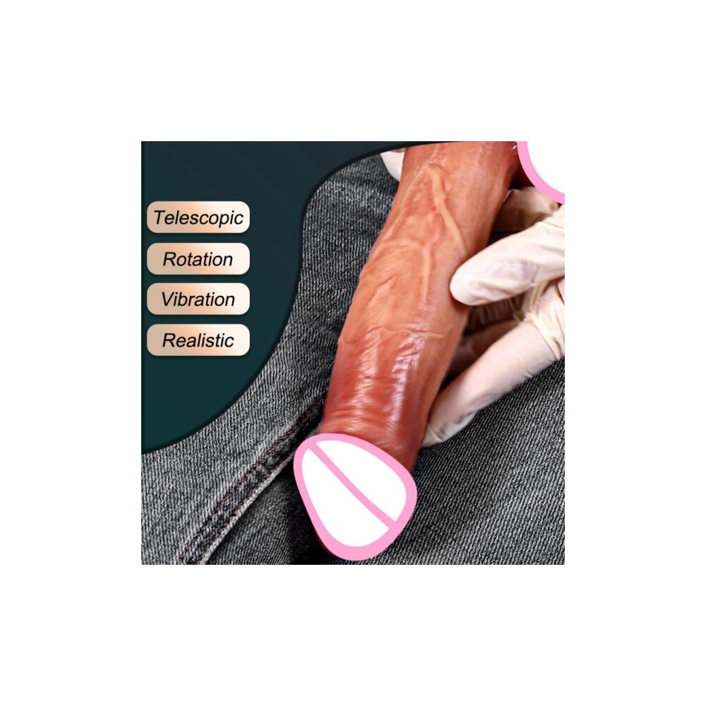 10" Realistic Silicone Dildo with Suction Cup – Soft, Safe & Lifelike