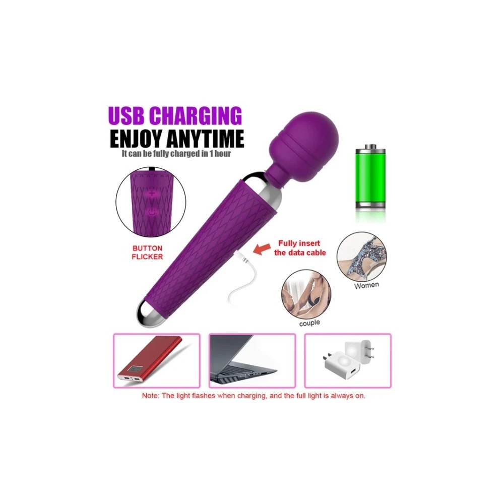 10-Speed Wireless Vibrator for Women – Clitoral & Anal Stimulator | Magic Wand