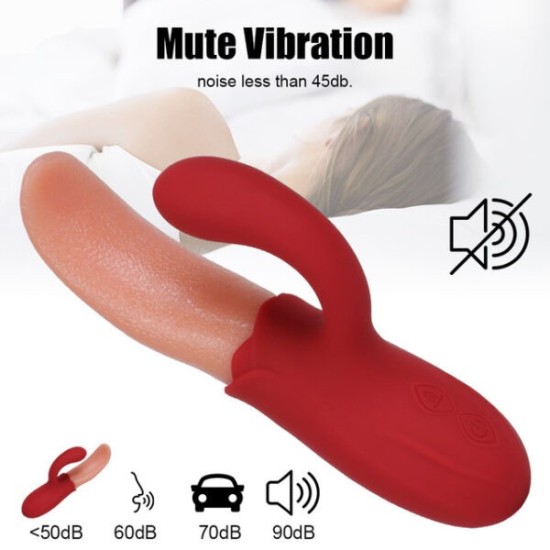 10-Mode Tongue Vibrator for Women – Clitoral & Vaginal Stimulator