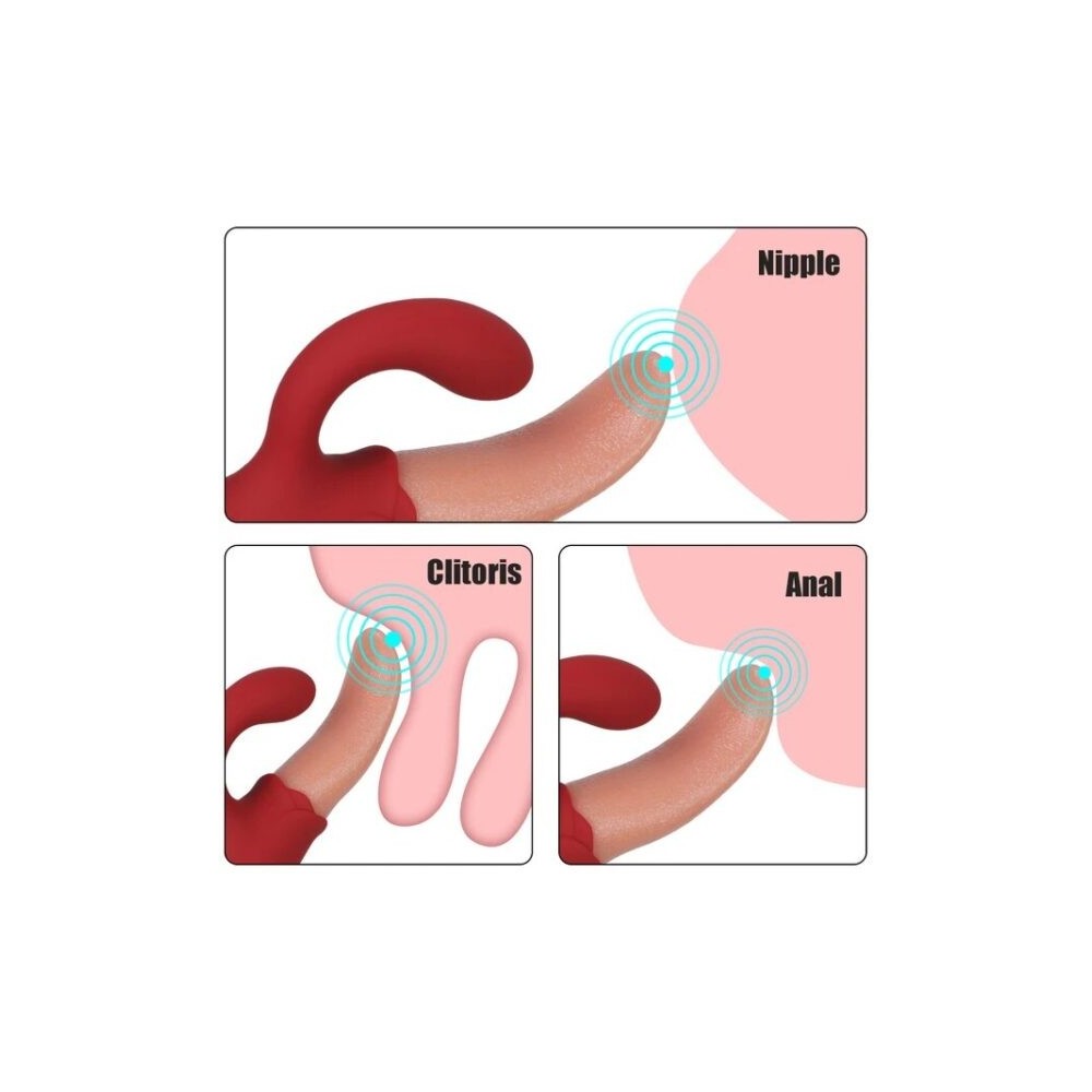 10-Mode Tongue Vibrator for Women – Clitoral & Vaginal Stimulator
