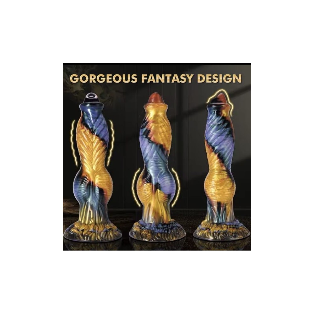 Vibratore Telescopico Realistico da 10" in Silicone Morbido – Stimolazione Punto G e Anale