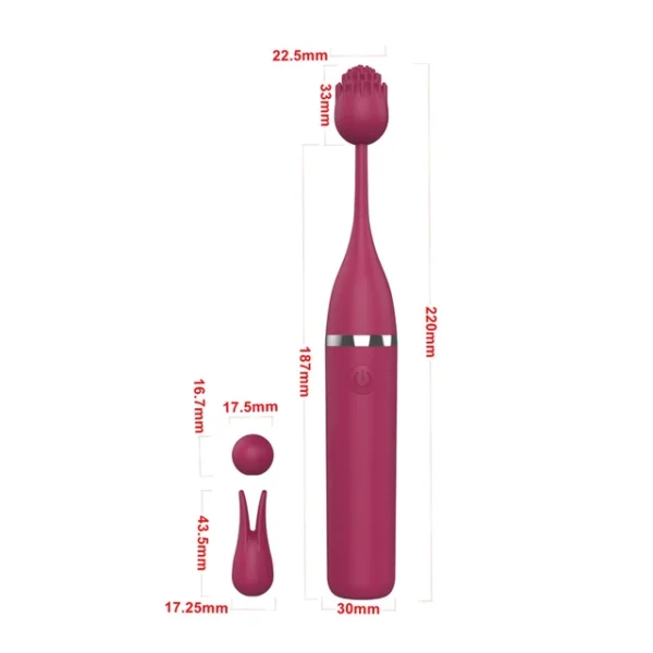G Spot Clitoris Stimulator 3 Heads Clit Nipple Vibrator High Frequency Vibrators Female Masturbator 10 Modes Sex Toys for Women - Image 6