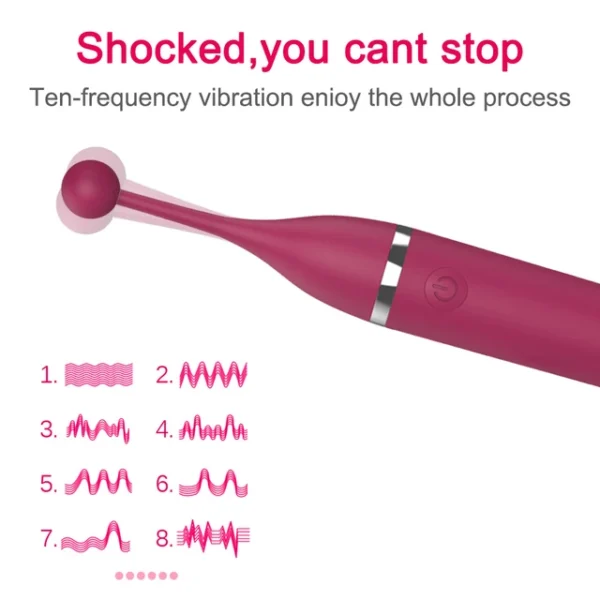 G Spot Clitoris Stimulator 3 Heads Clit Nipple Vibrator High Frequency Vibrators Female Masturbator 10 Modes Sex Toys for Women - Image 3