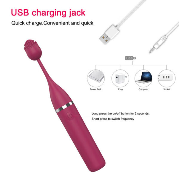G Spot Clitoris Stimulator 3 Heads Clit Nipple Vibrator High Frequency Vibrators Female Masturbator 10 Modes Sex Toys for Women - Image 11