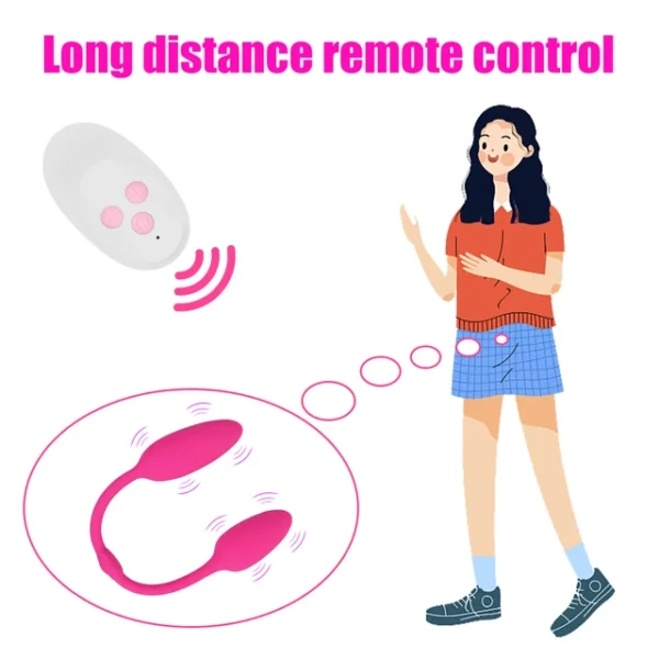 Clitoris Stimulator Double Head Vibrating Egg Remote Control Vibrator G-spot Massager Sex Toys for Women Sex Shop - immagine 4