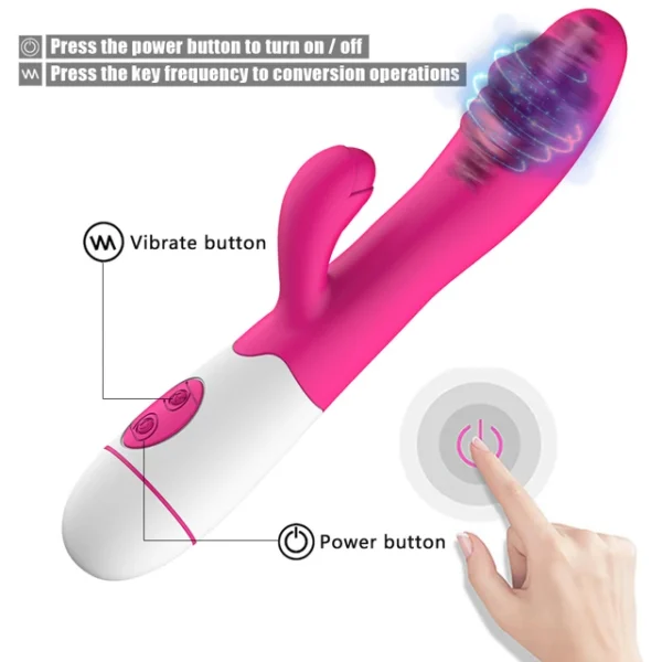 Sex Toys for Woman Female Masturbator Dual Vibration G Spot Massager Dildo Rabbit Vibrator Vaginal Clitoris Stimulator - Image 8