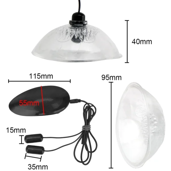 Breast Massage Nipple Stimulation Licking Vibrator Suction Cup Nipple Chest Sucker Breast Enlargement Masturbator - Image 3